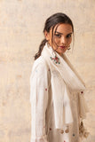 IVORY HANDLOOM COTTON HIIGH LOW TUNIC (CL-01)