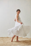 WHITE COTTON DRESS (BFW-05A)