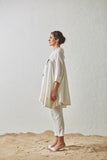 PRINTED COTTON PEPLUM DRESS (BFW-11A)