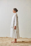 WHITE COTTON DRESS (BFW-05A)