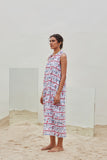 PRINTED WHITE COTTON JACKET (BFW-19)