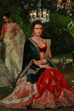 Classy Looking Sindoori Red Embroidered Lehanga Set (ALW - 14)