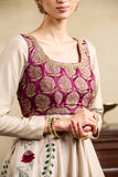 LIGHT GREY ANARKALI SET ( SK-39A)