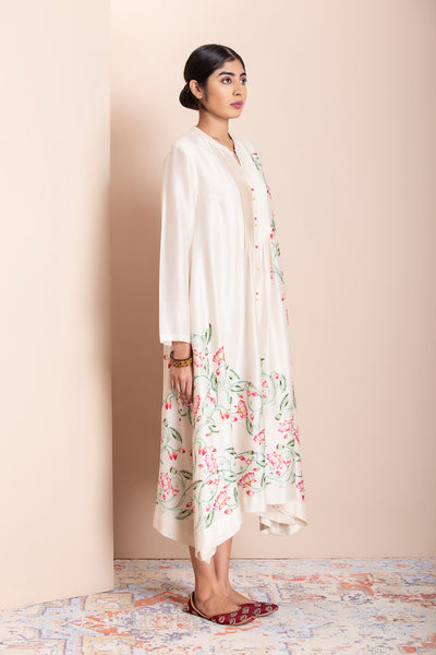 Marble lotus jaal printed kurta ( MK-03A )
