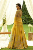 Enticing Zardozi Embroidered Yellow Dress With Shaded Dupatta (JP-11A/ KK-09B)