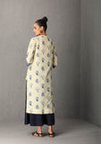 Cream printed tunic - (IDR-08A) JUST ADDED