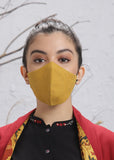 Mustard Mask with checks (M-18)