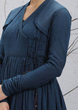 Navy Woolen Angrakha (WL-03)