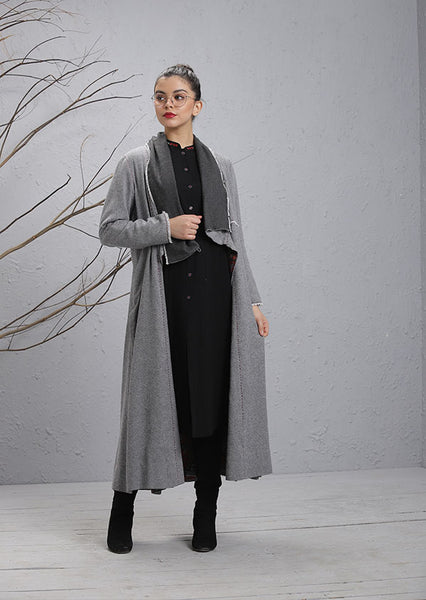 Grey Woolen Cape (WL-06)