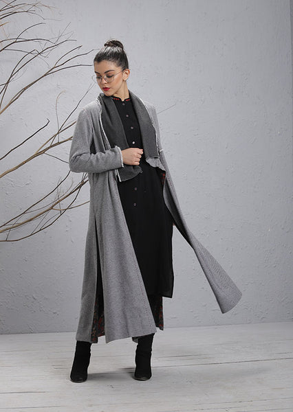 Grey Woolen Cape (WL-06)