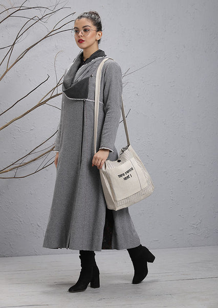 Grey Woolen Cape (WL-06)