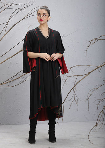 Black & Red Woolen Tunic (WL-14)